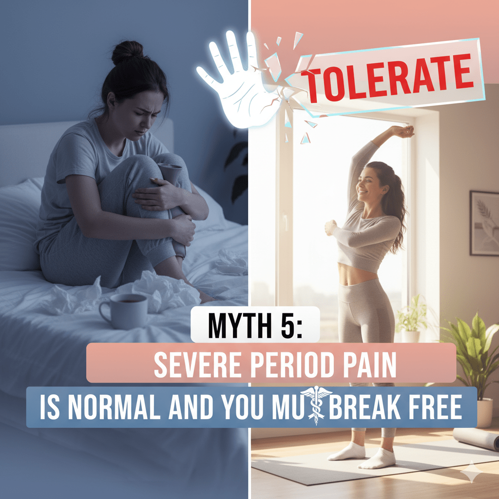 Myth 5: Severe Period Pain Is Normal and You Must Tolerate It