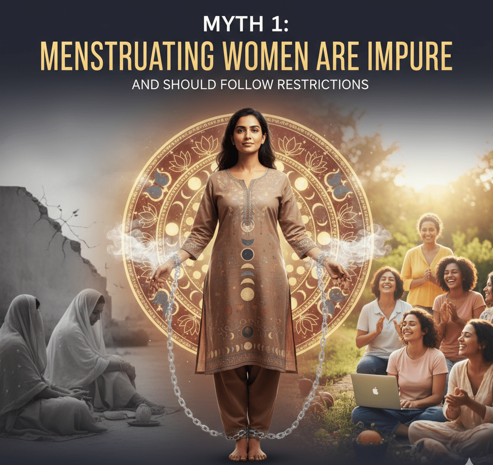 Myth 1: Menstruating Women Are Impure and Should Follow Restrictions