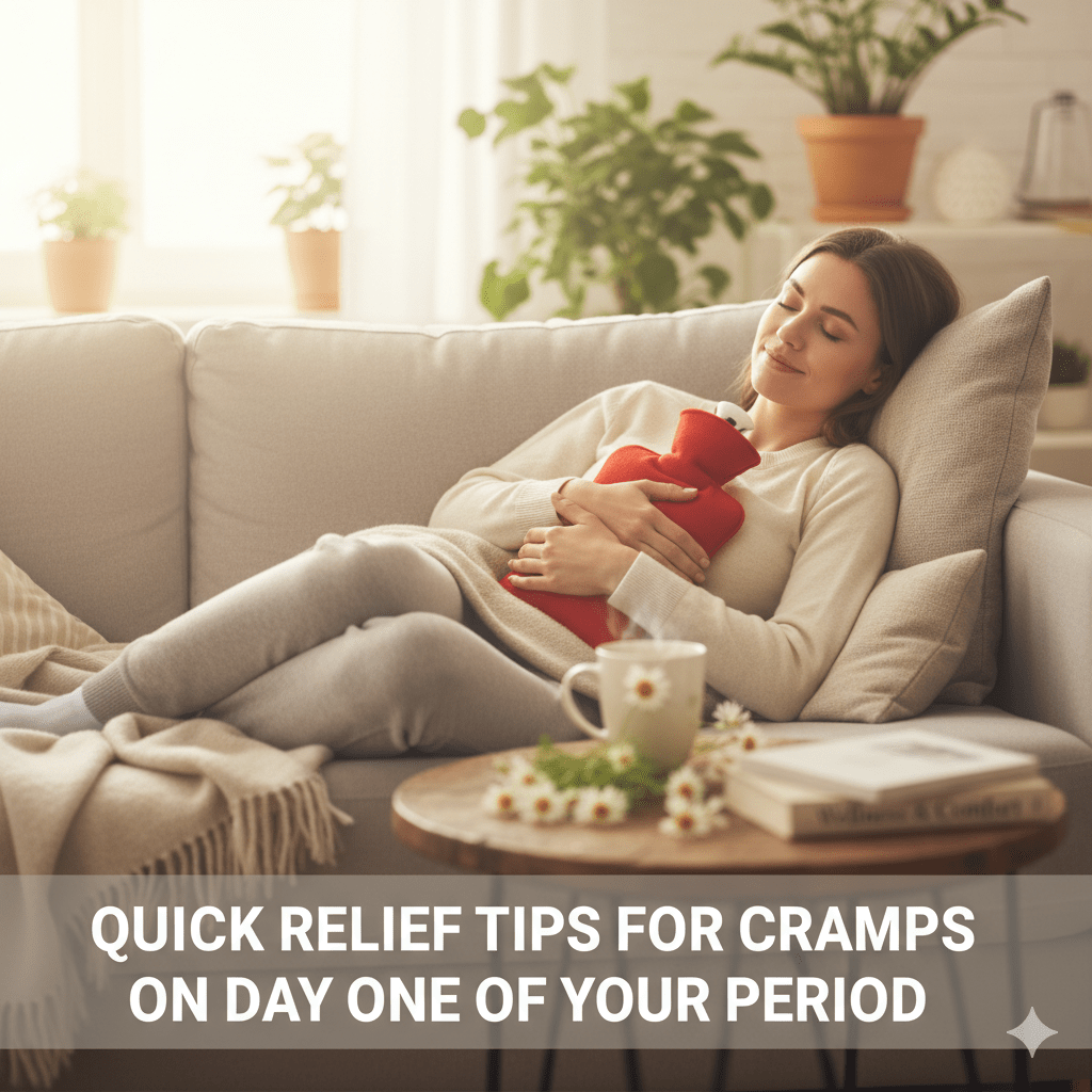 Quick Relief Tips for Cramps on Day One of Your Period