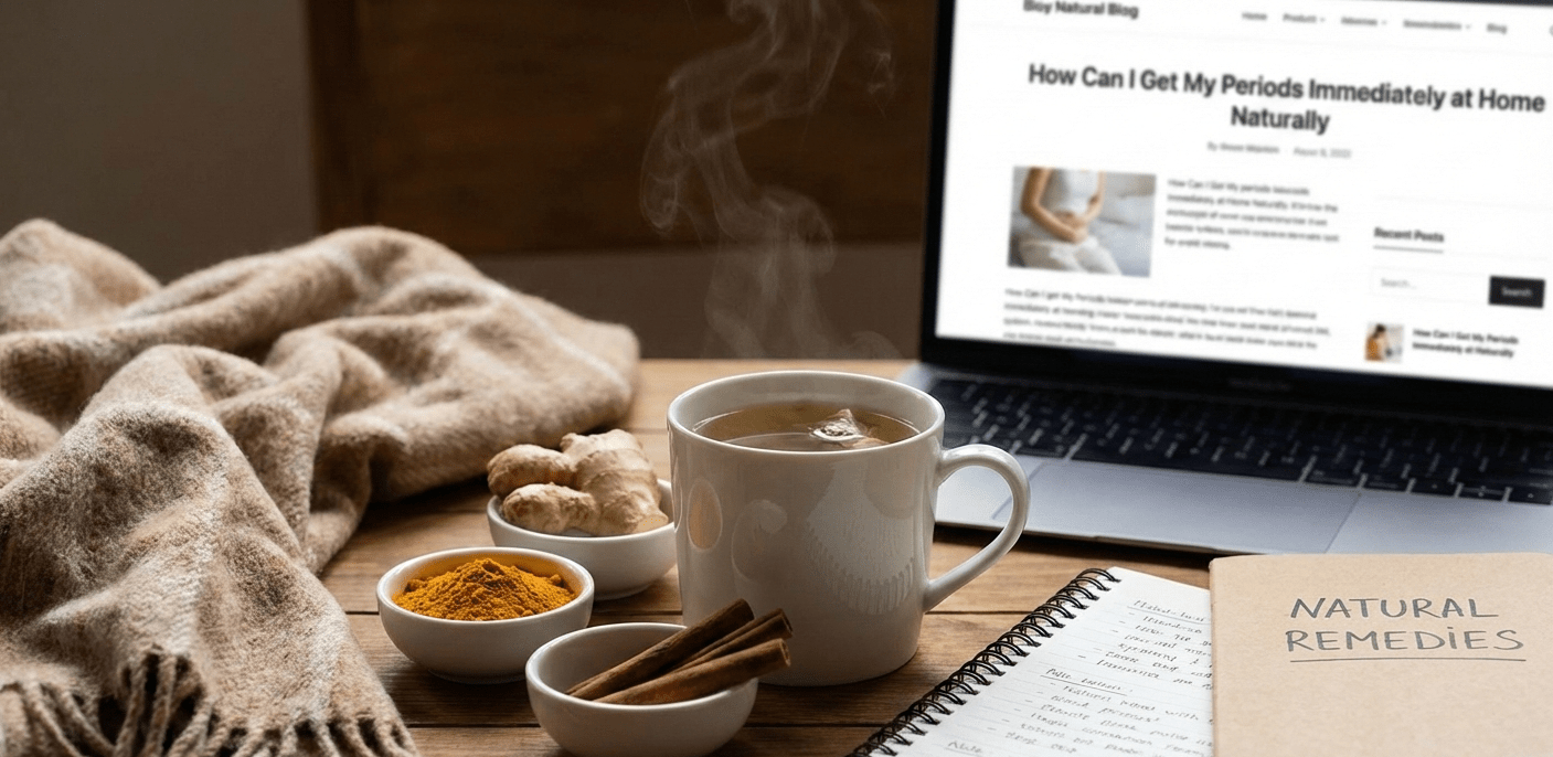 How Can I Get My Periods Immediately at Home Naturally