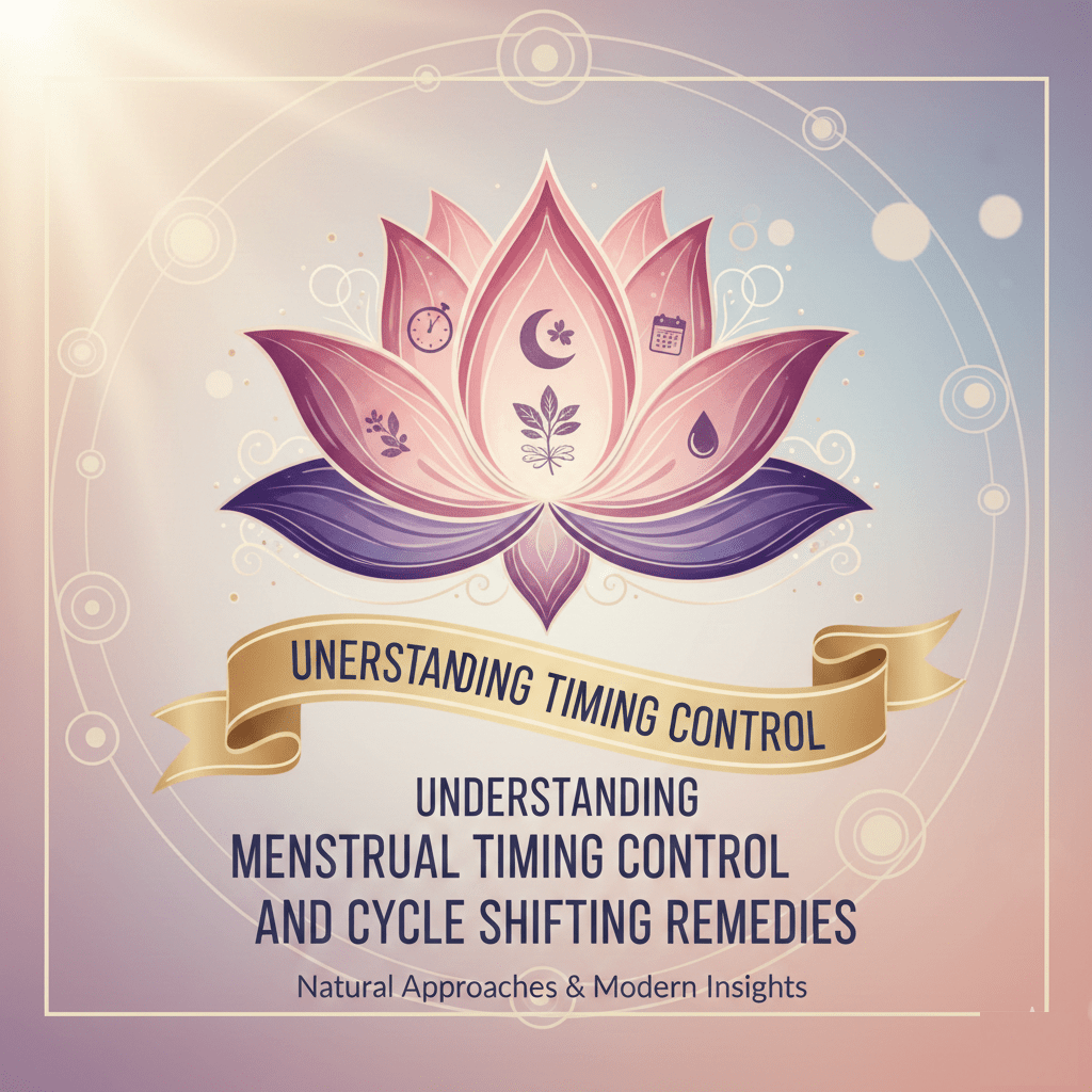 Understanding Menstrual Timing Control and Cycle Shifting Remedies