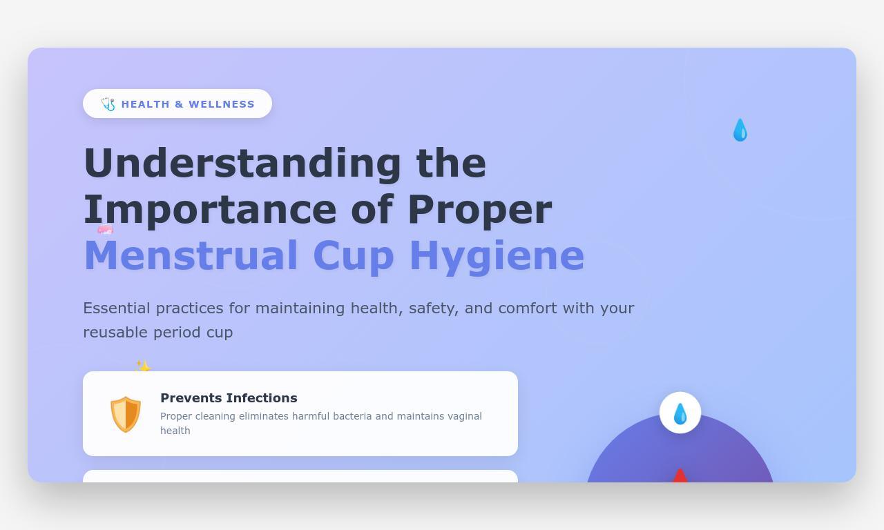 Understanding the Importance of Proper Menstrual Cup Hygiene